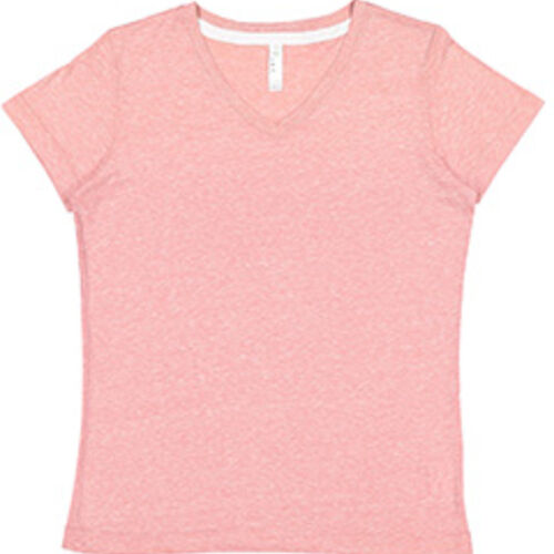 Ladies' V-Neck Harborside Melange Jersey T-Shirt Thumbnail