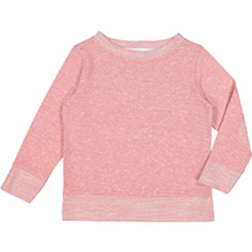 Toddler Harborside Melange French Terry Crewneck with Elbow Patches Thumbnail