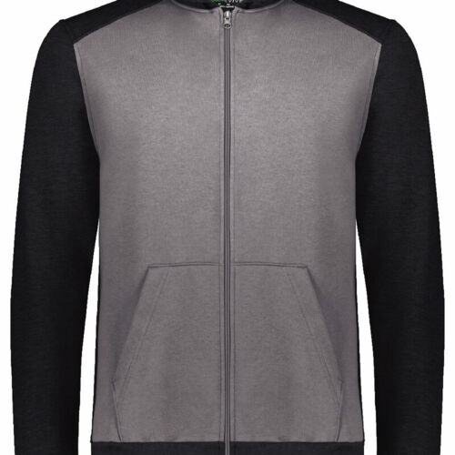 Youth Eco Revive™ Three-Season Triblend Fleece Full-Zip Hooded Sweatshirt Thumbnail