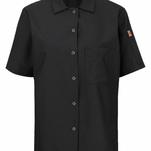 Women's Mimix™ Short Sleeve Cook Shirt with OilBlok Thumbnail