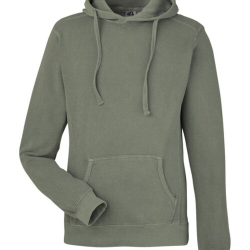 Unisex Pigment Dyed Fleece Hooded Sweatshirt Thumbnail