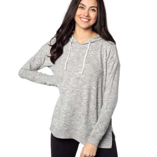Ladies' Cozy Tunic Hooded Sweatshirt Thumbnail