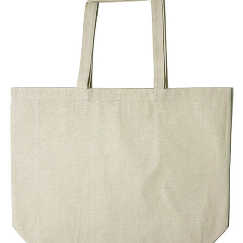 Jumbo Recycled Midweight Gusseted Canvas Tote Thumbnail