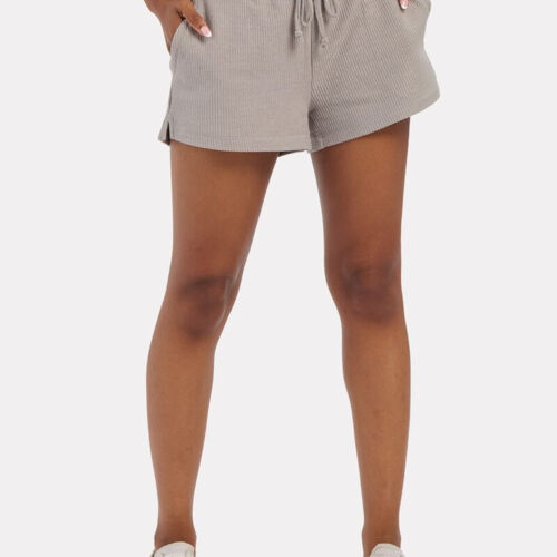 Women's Ribbed Knit Shorts Thumbnail