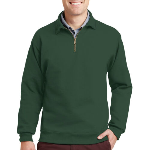 Super Sweats ® NuBlend ® 1/4 Zip Sweatshirt with Cadet Collar Thumbnail
