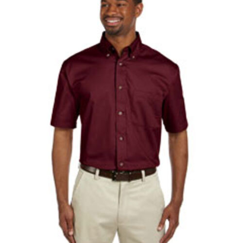 Men's Easy Blend™ Short-Sleeve Twill Shirt with Stain-Release Thumbnail