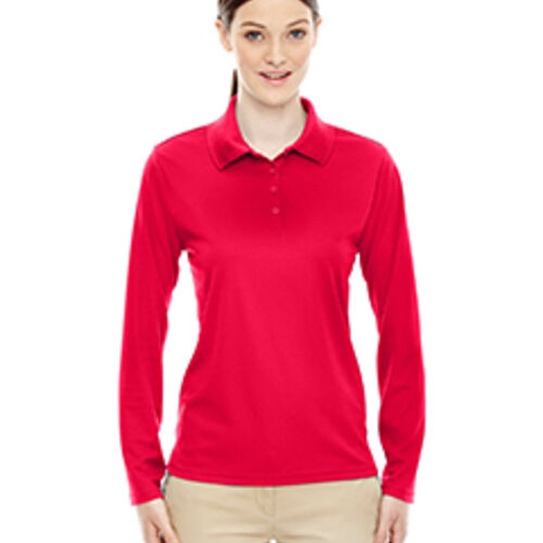 Ladies' Pinnacle Performance Long-Sleeve Piqué Polo Thumbnail