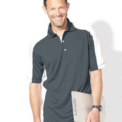 Colorblocked Moisture Free Mesh Polo Thumbnail