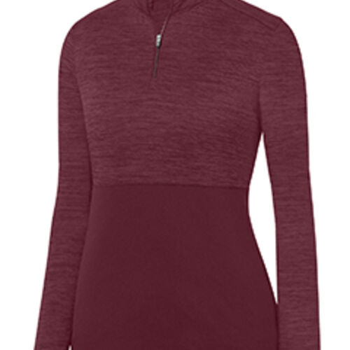 Ladies' Shadow Tonal Heather Quarter-Zip Pullover Thumbnail