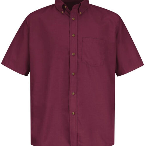 Men's Tall Poplin Short Sleeve Dress Shirt Thumbnail