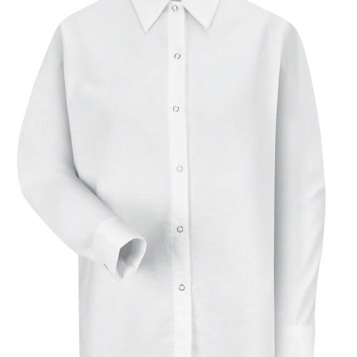 Women's Long Sleeve Specialized Pocketless Poplin Work Shirt Thumbnail
