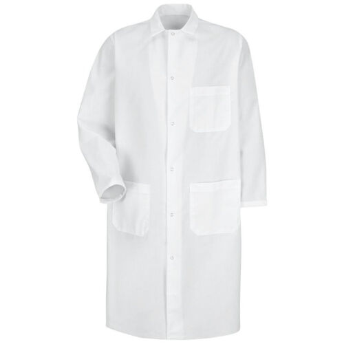 Unisex Butcher Coat with Exterior Chest Pocket Thumbnail