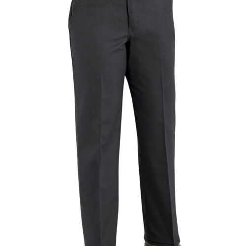 Women's Extended Sizes Plain Front Cotton Pants Thumbnail