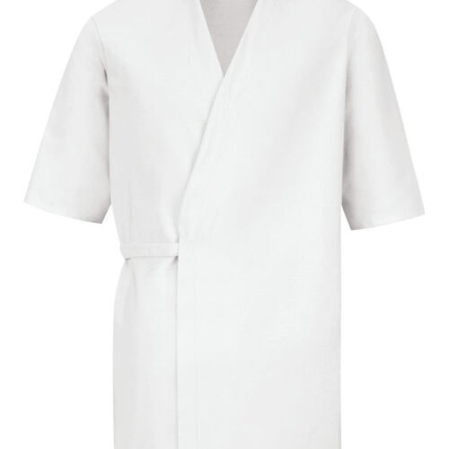 Collarless Poplin Butcher Wrap Thumbnail