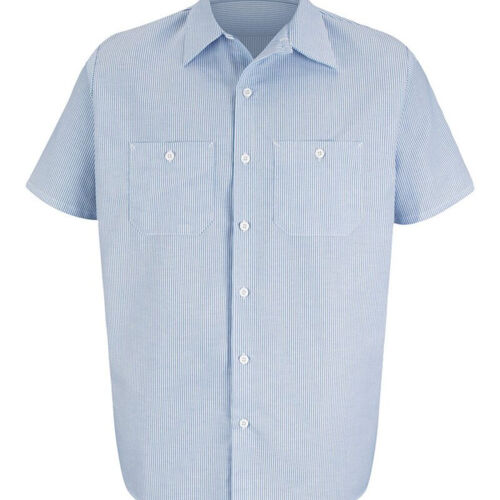 Men's Tall Industrial Stripe Work Shirt Thumbnail