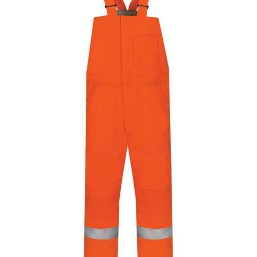 Deluxe Insulated Bib Overall with Reflective Trim - EXCEL FR® ComforTouch - Tall Sizes Thumbnail