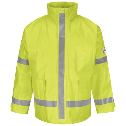 Men's Hi-Visibility Flame-Resistant Rain Jacket Thumbnail