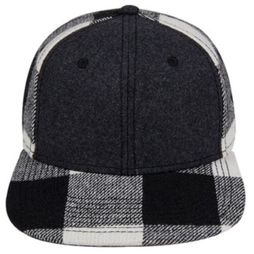 OTTO Snap 6 Panel Mid Profile Snapback Hat Thumbnail