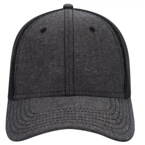 OTTO Cotton Blend Chambray 6 Panel Low Profile Baseball Cap Thumbnail